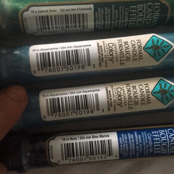 🔻NWT🔻Set of 4 Formal 10 Unscented Candles - Picture 5 of 5